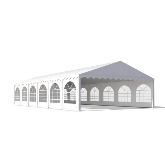 8x12m partytelt fra Gaulin Utleie