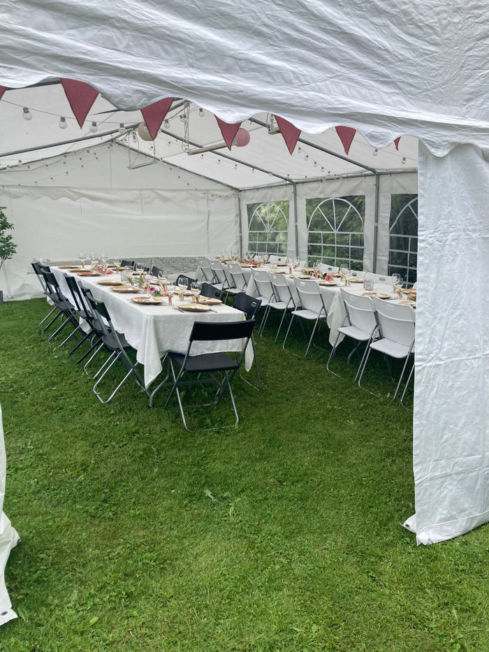 Bursdag, Leie av partytelt, 5x8m partytelt, Oslo, Bærum