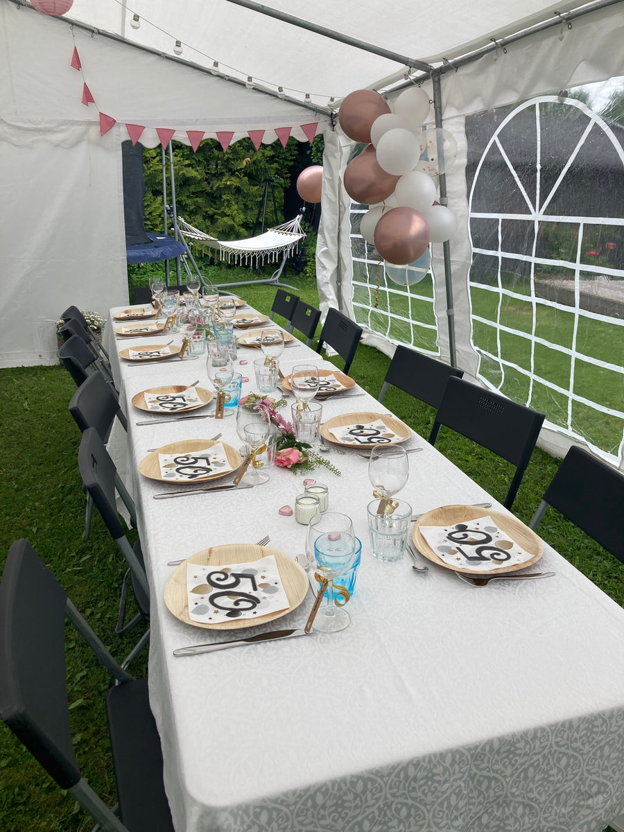 Hagefest med partytelt – 50-årslag i Oslo