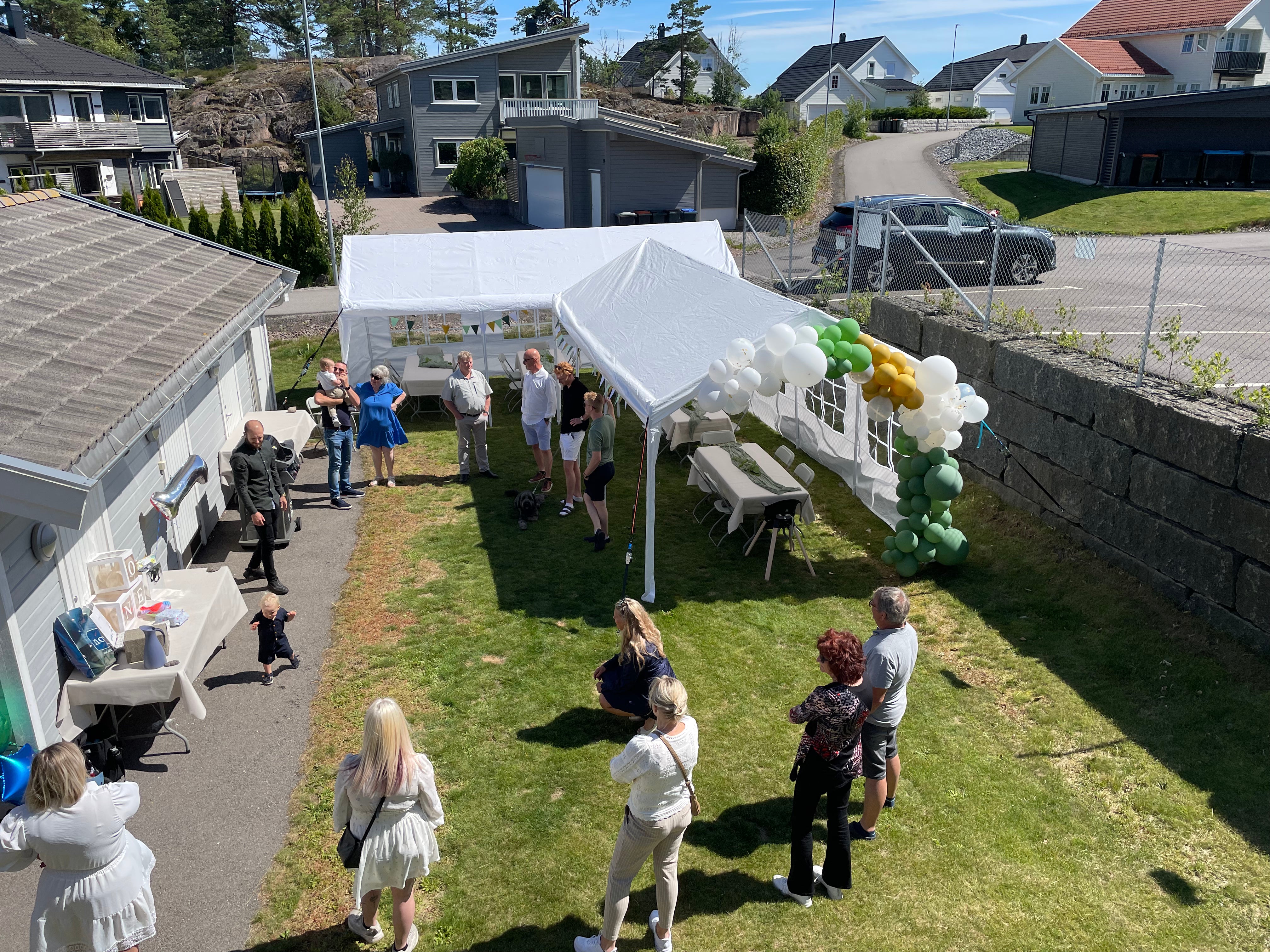 Barnebursdag, Stokke, Vestfold, Horten, Drammen, 3x6m partytelt til leie